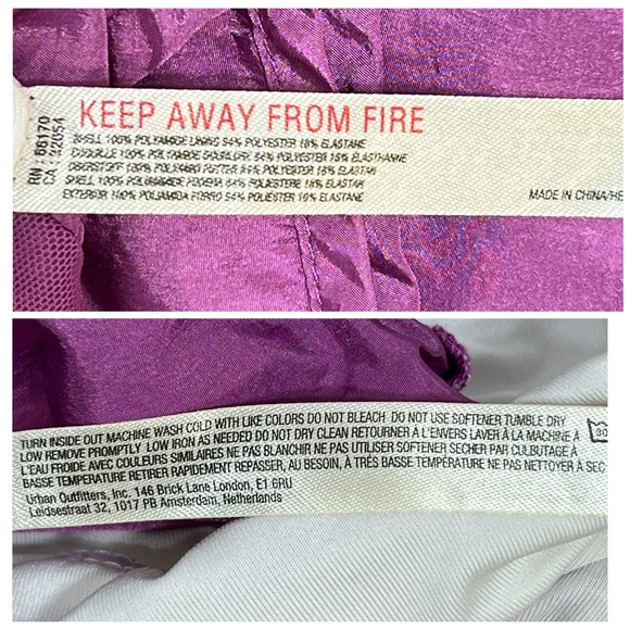 Free People FP Movement Way Home Shorts Large Violet Pink Athletic Lined Briefs - Picture 10 of 10